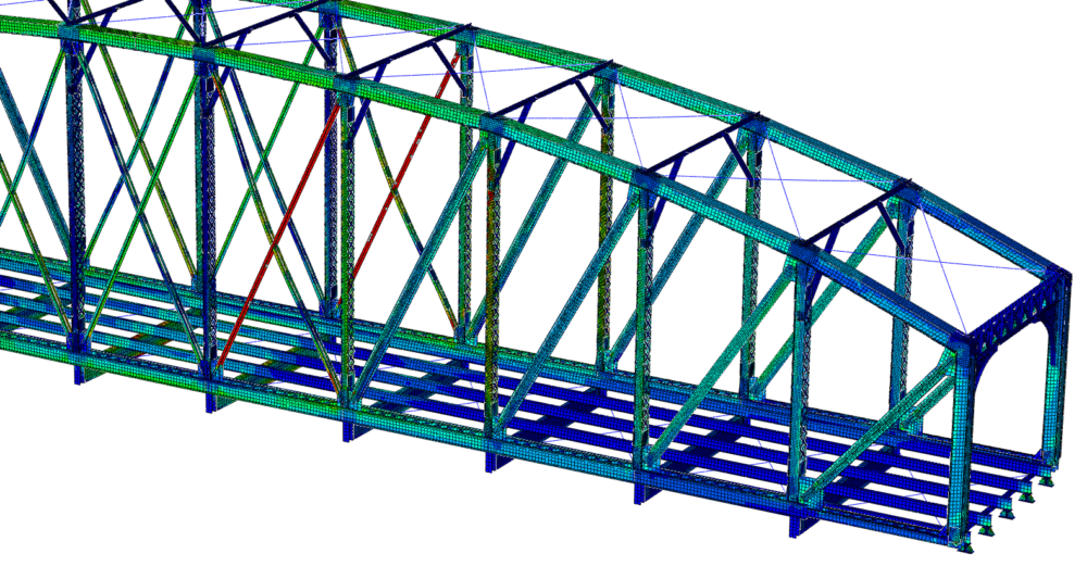 3Dの橋梁設計