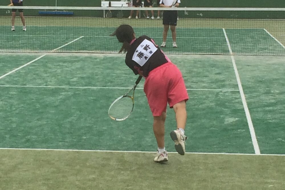 テニス大会での藤野さん