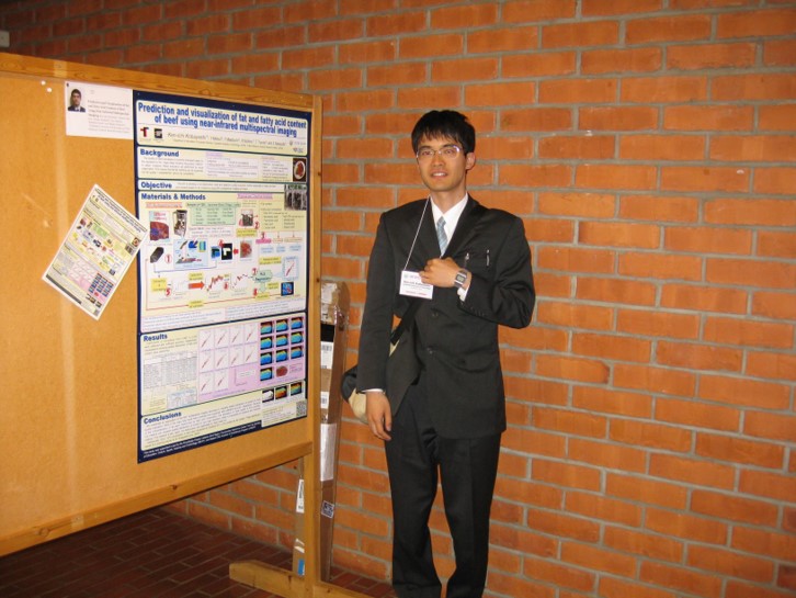 2010年、初の海外での学会発表にて