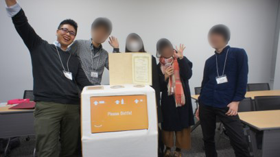 大学院生時代、コンテストに参加した時の髙田先生