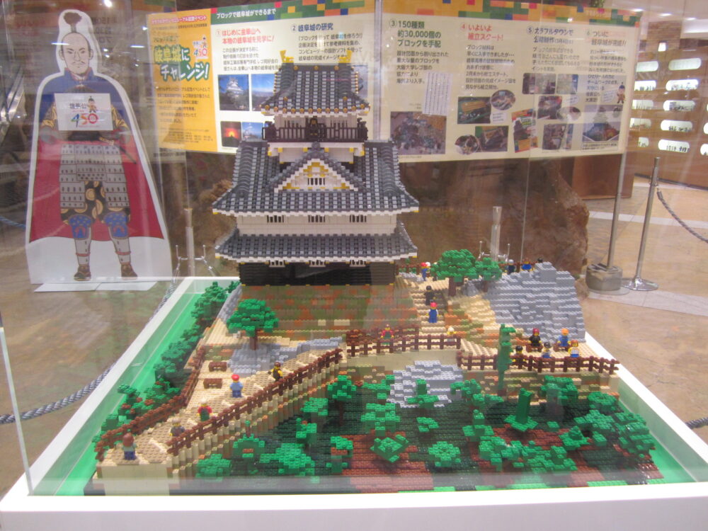 レゴ同好会でつくった岐阜城