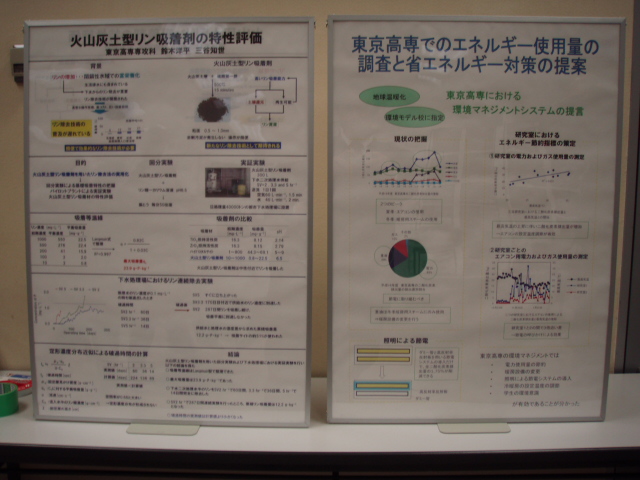 専攻科生の頃、発表会にて展示した鈴木さんの研究ポスター