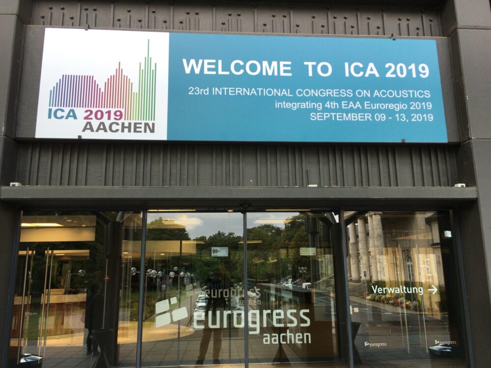 ICA（国際音響学会議）に参加するためドイツ・アーヘンへ（2019年）