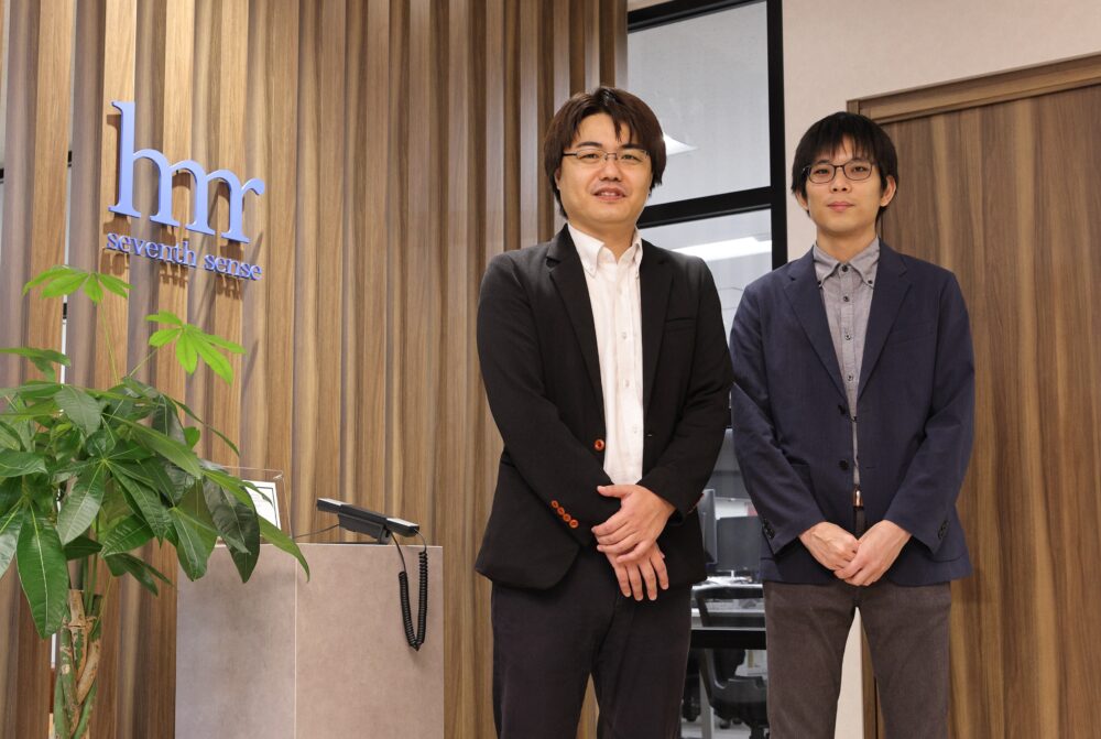 同じセブンセンスグループであるセブンセンスR&D株式会社 代表取締役の山口高志さんと宮田さん