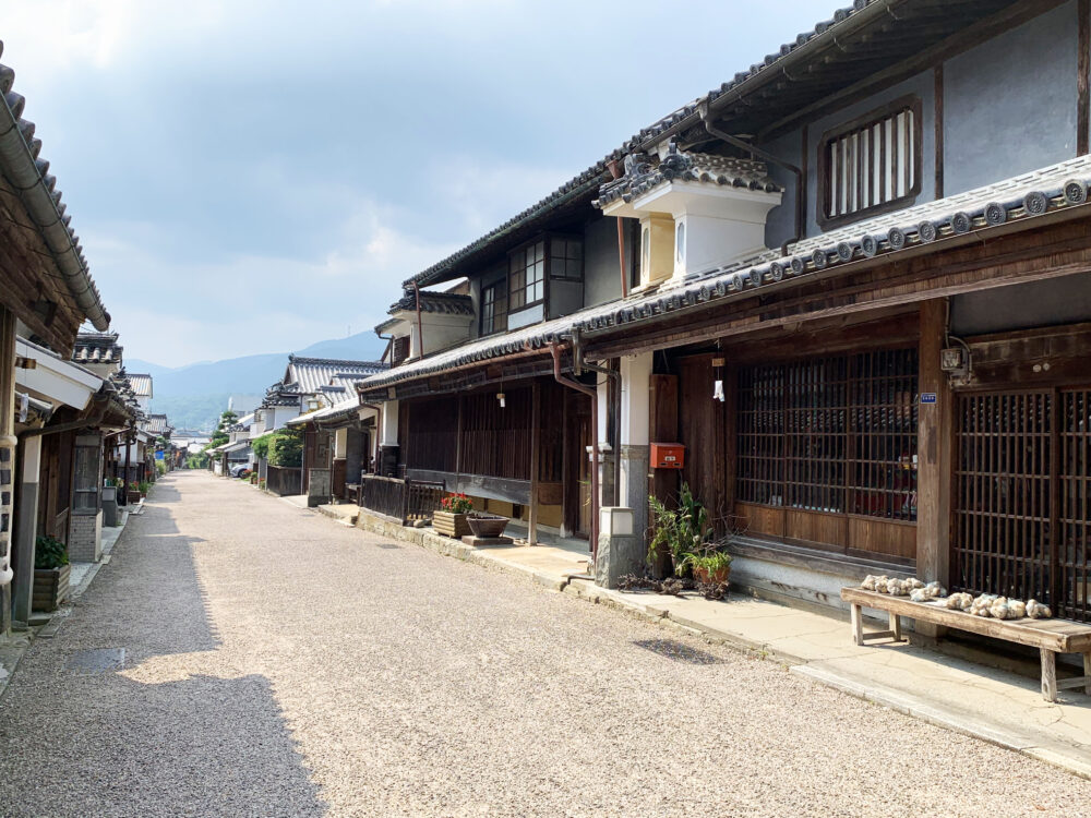 情緒ある和風の町なみ