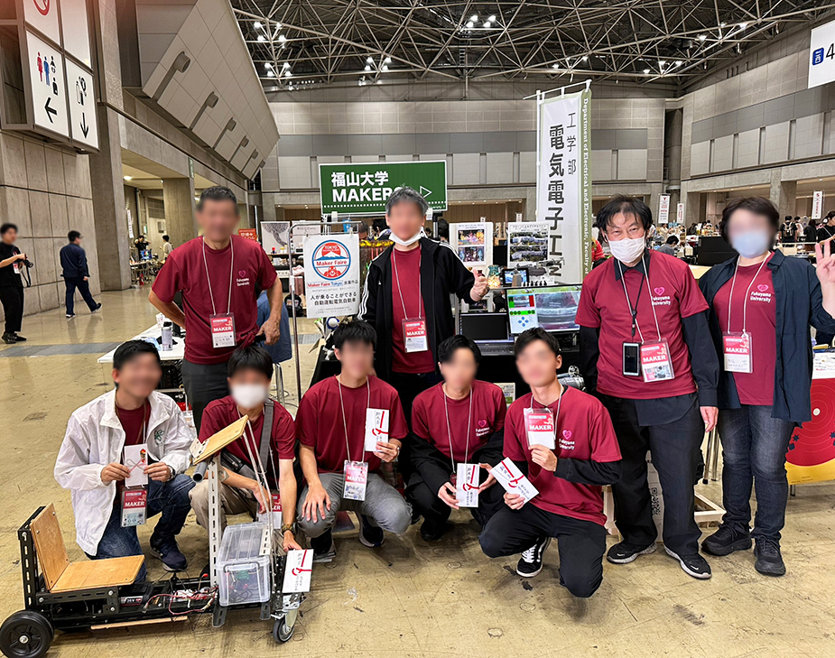 工学部の学生・教職員の仲間と一緒に「Maker Faire Tokyo 2023」に出展