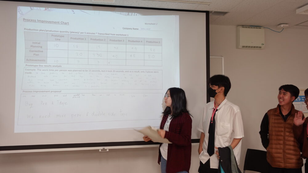 進捗報告の様子
