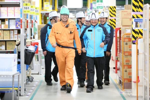 Amazonでの業務の様子