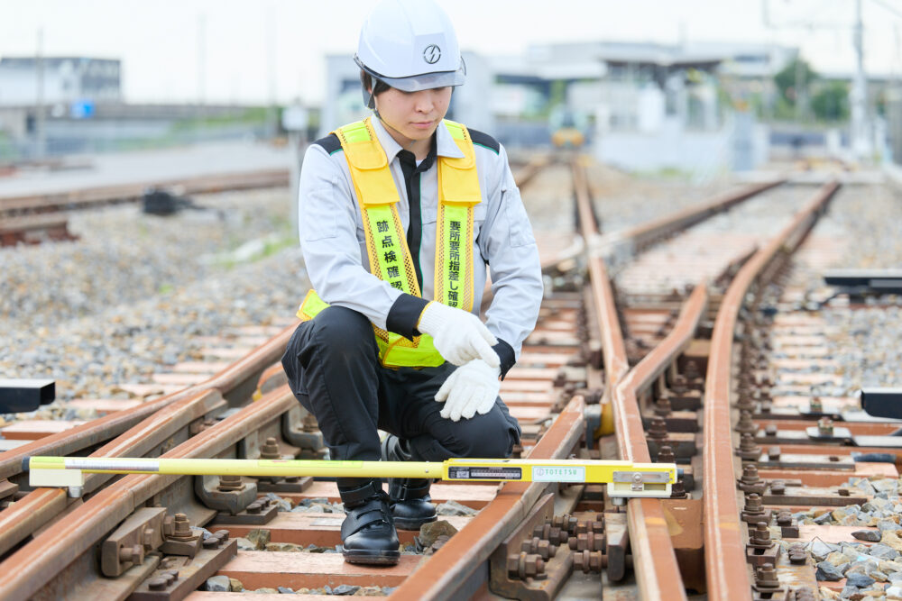 仕事中の島津さん