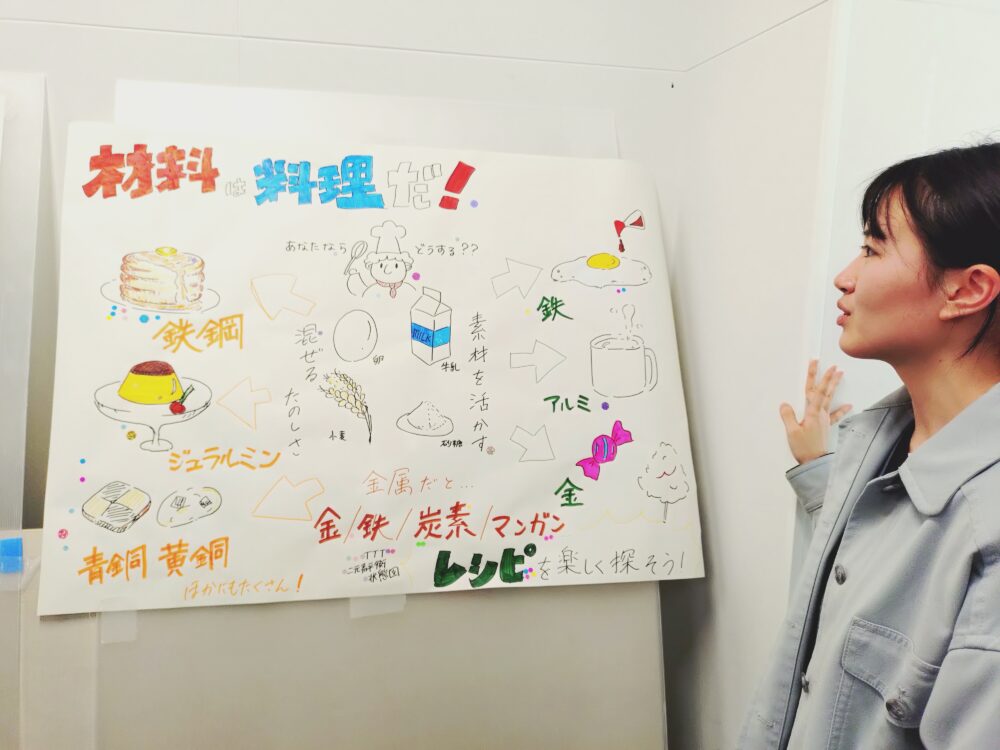 ポスター発表の様子。