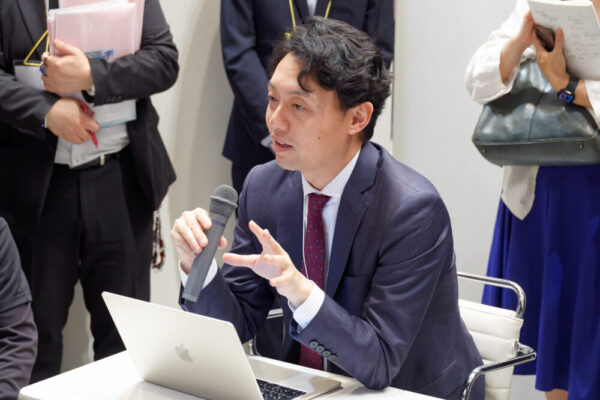 技術審査会での松尾先生