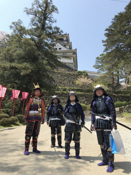 新聞協会賞に応募された主担当企画「土佐古地図ナビ」のロケの様子（2017年）。
