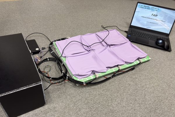 AI枕の開発の様子
