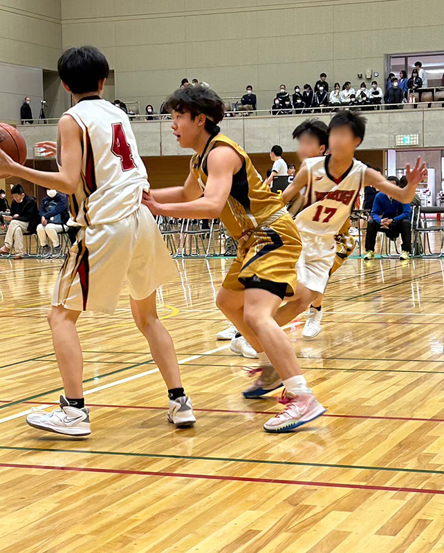 バスケットボール部での谷さん